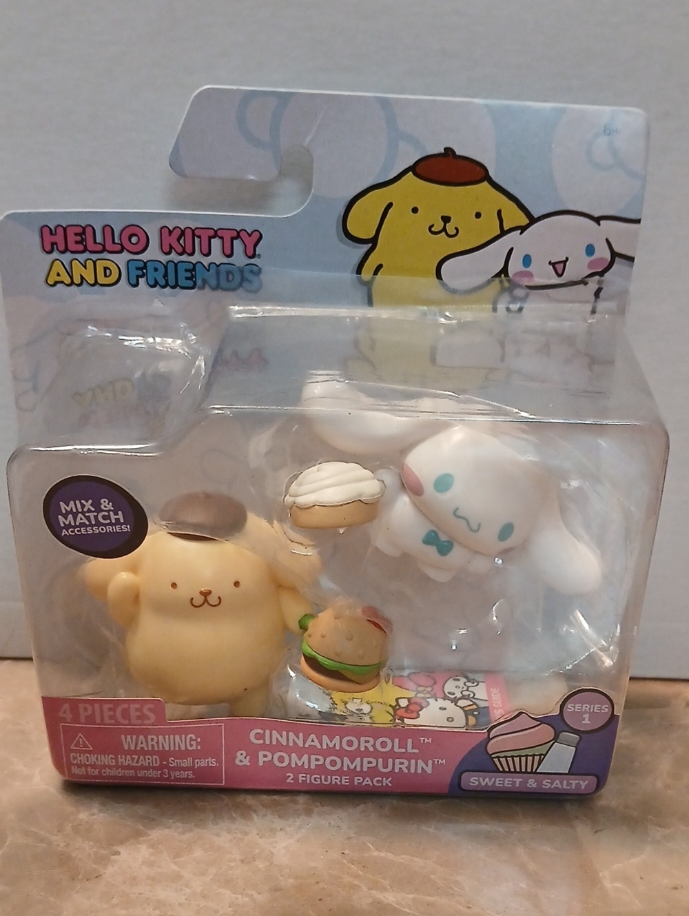 Hello Kitty And Friends Pompompurin & Cinnamoroll Sweet&Salty Series